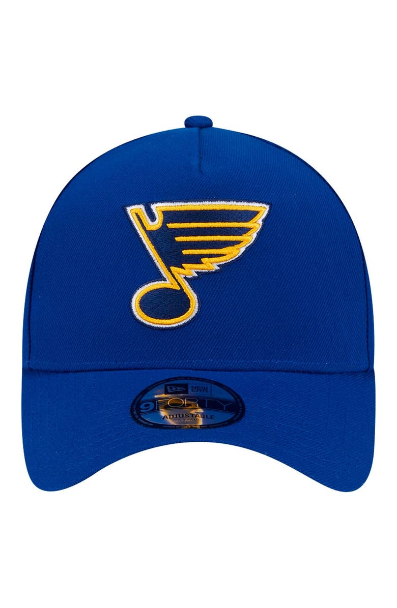New Era Men's New Era Blue St. Louis Blues Core A-Frame 9FORTY Adjustable Hat, Alternate, color,