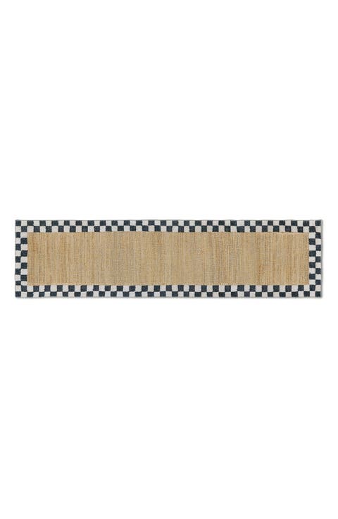 Naturals Check Washable Runner