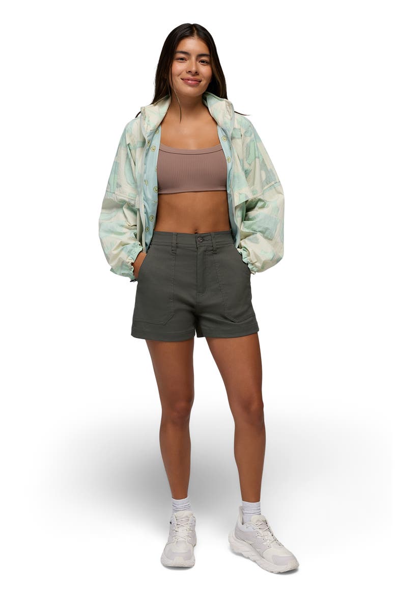 Stretch Zion Cargo Shorts, Alternate, color, SPRUCE