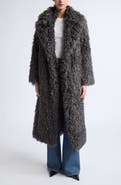 L'AGENCE Lizbeth Faux Fur Longline Jacket