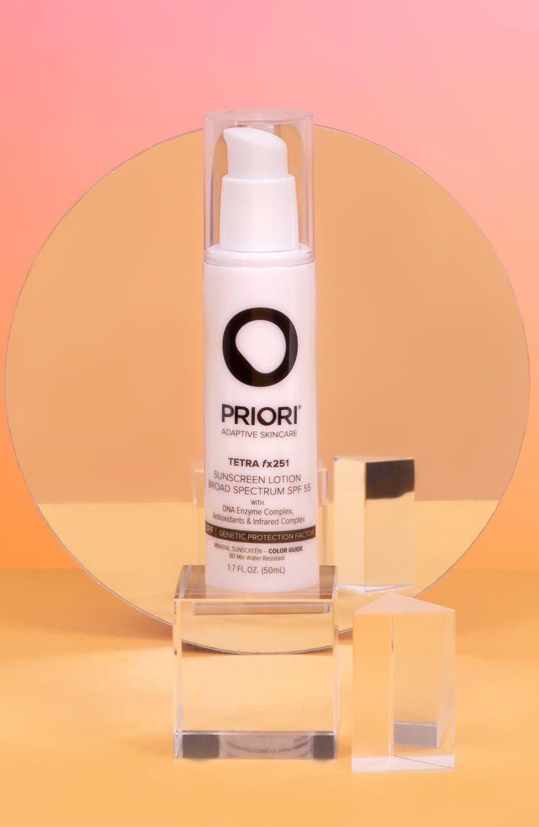 PRIORI Tetra fx251 Sunscreen Lotion Broad Spectrum SPF 55, Alternate, color, 