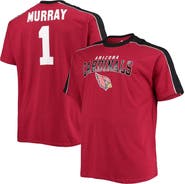 FANATICS Men's Fanatics Branded Kyler Murray Cardinal Arizona Cardinals Big & Tall Sleeve Panel Player Name & Number T-Shirt