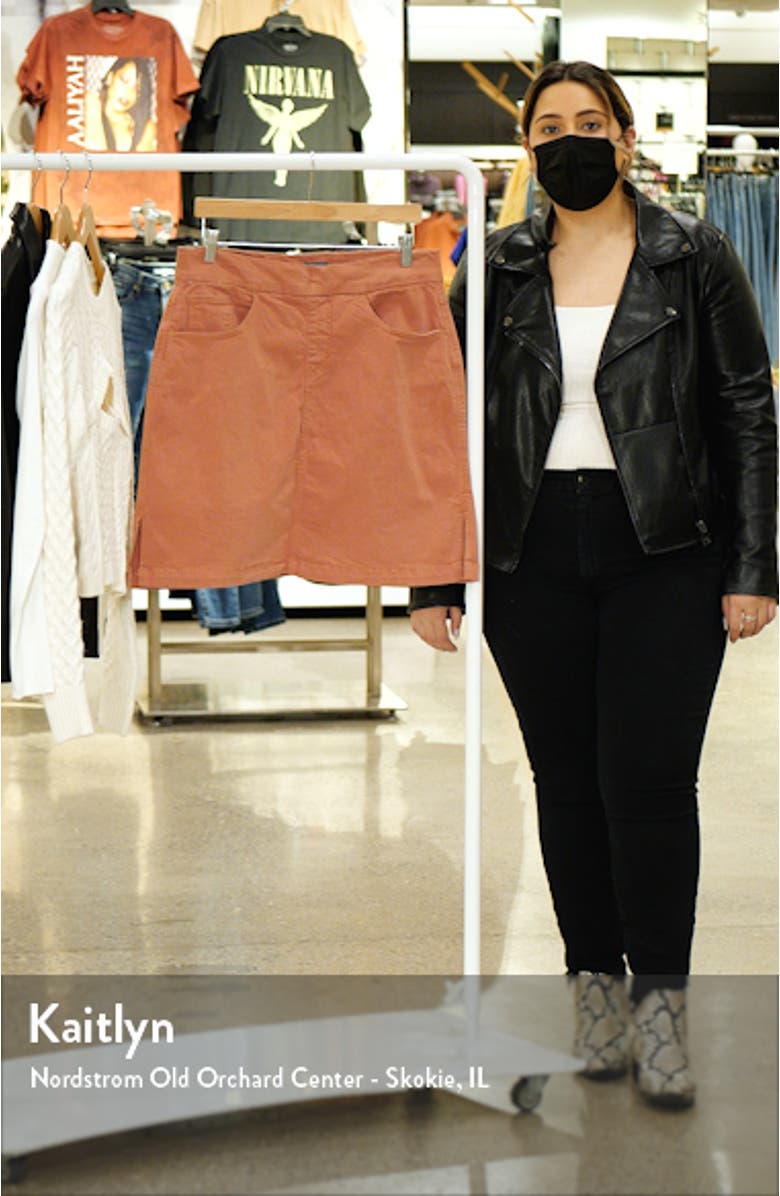 Jeans On the Go Pull-On Skort, sales video thumbnail