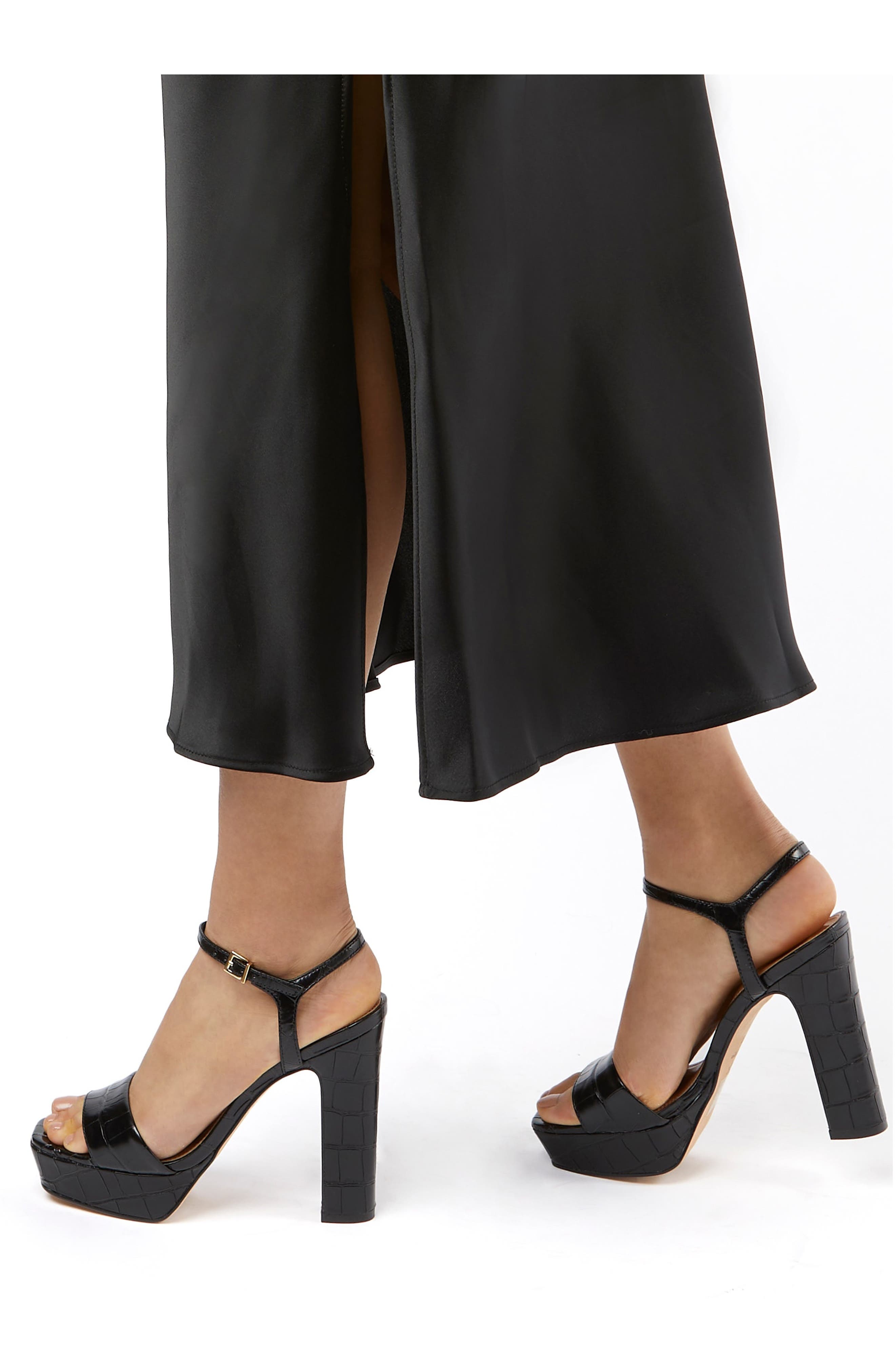 Dune London Matche Platform Ankle Strap Sandal, Alternate, color, 