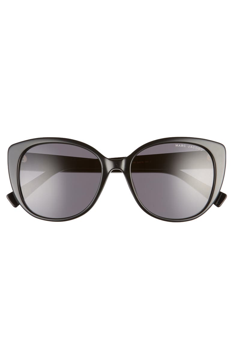 The Marc Jacobs 54mm Rounded Cat Eye Sunglasses, Alternate, color, 
