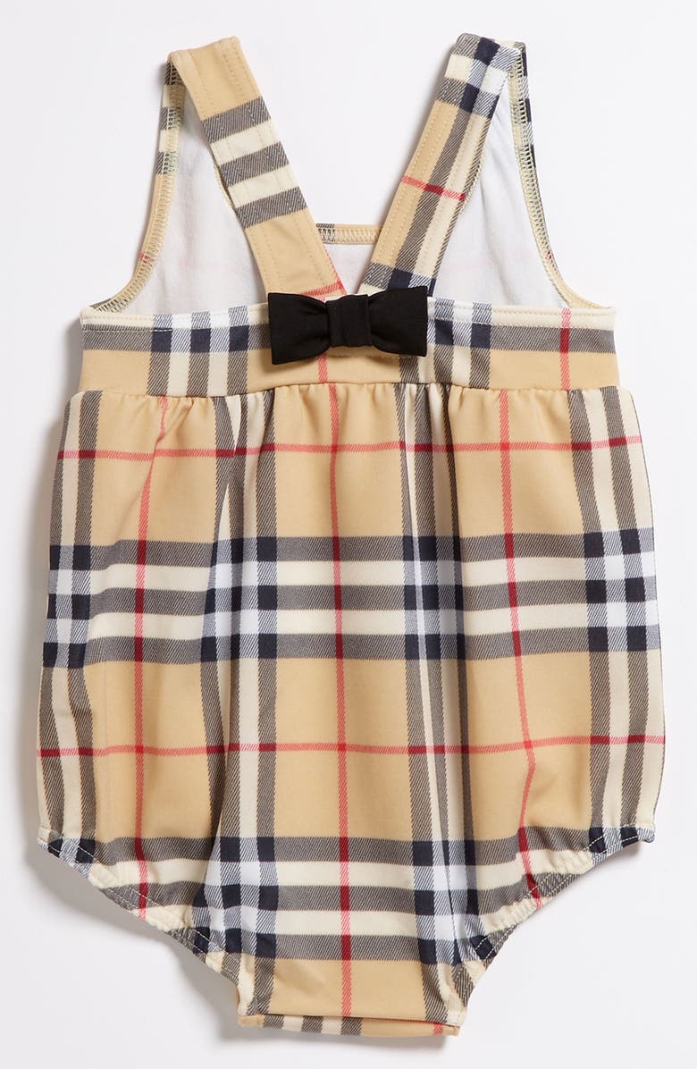 Burberry One Piece Swimsuit, Alternate, color, 