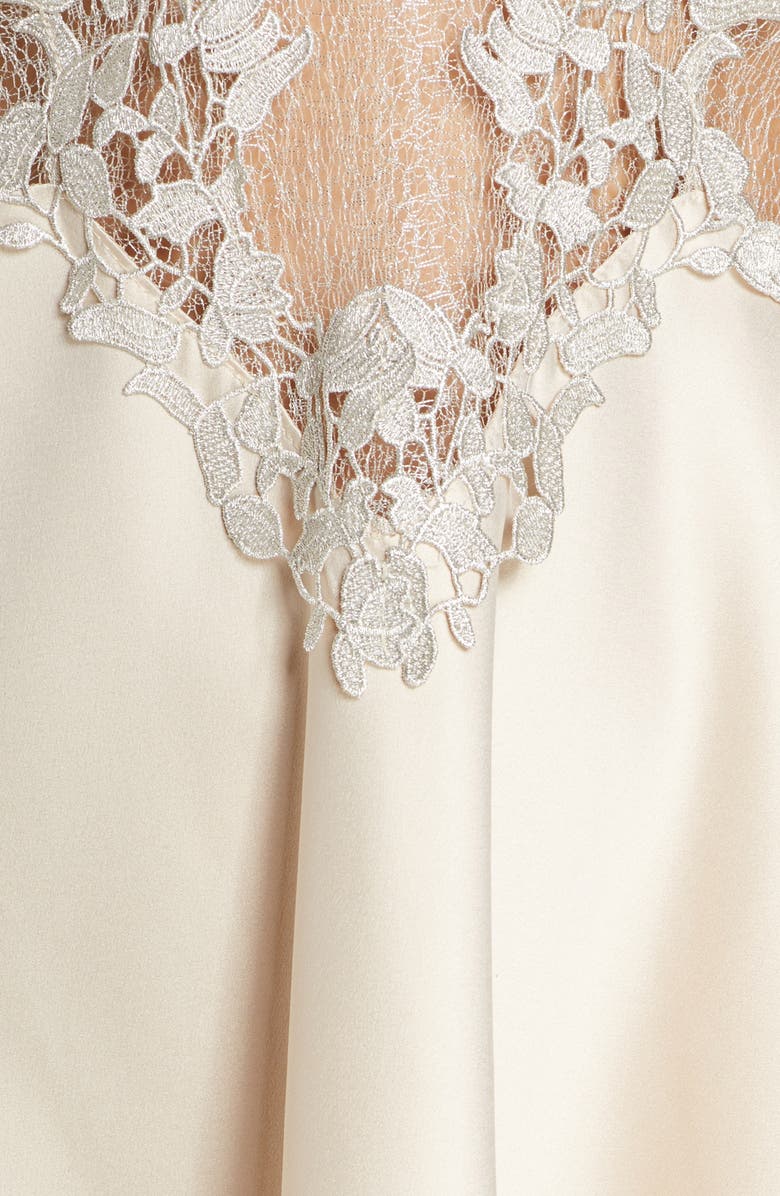 Flora Nikrooz Showstopper Chemise, Alternate, color, Champagne