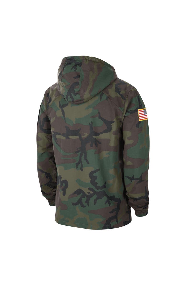 Nike Men's Nike Camo Georgia Bulldogs Military Pack Lightweight Hoodie Performance Full-Snap Jacket, Alternate, color, 
