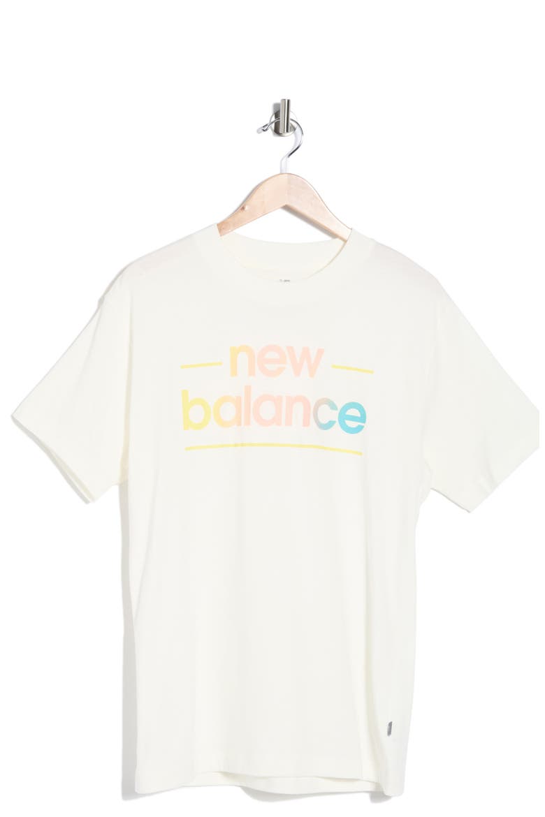 Linear Graphic T-Shirt, Alternate, color, SEA SALT