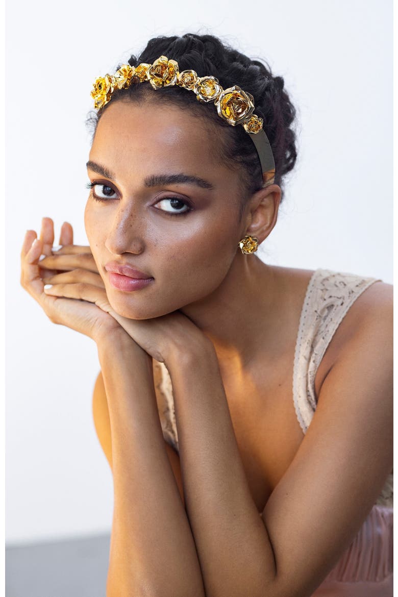 Field of Roses Crown, Alternate, color, Gold