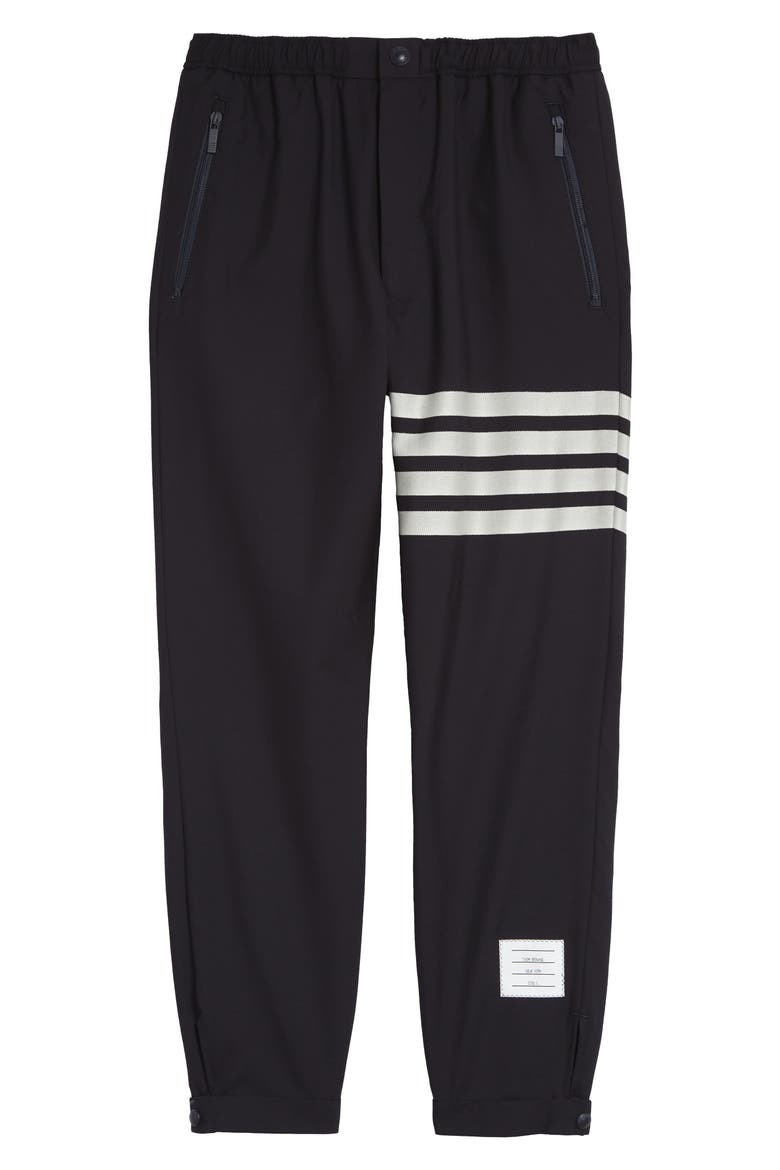 4-Bar Wool Track Pants, Alternate, color, NAVY