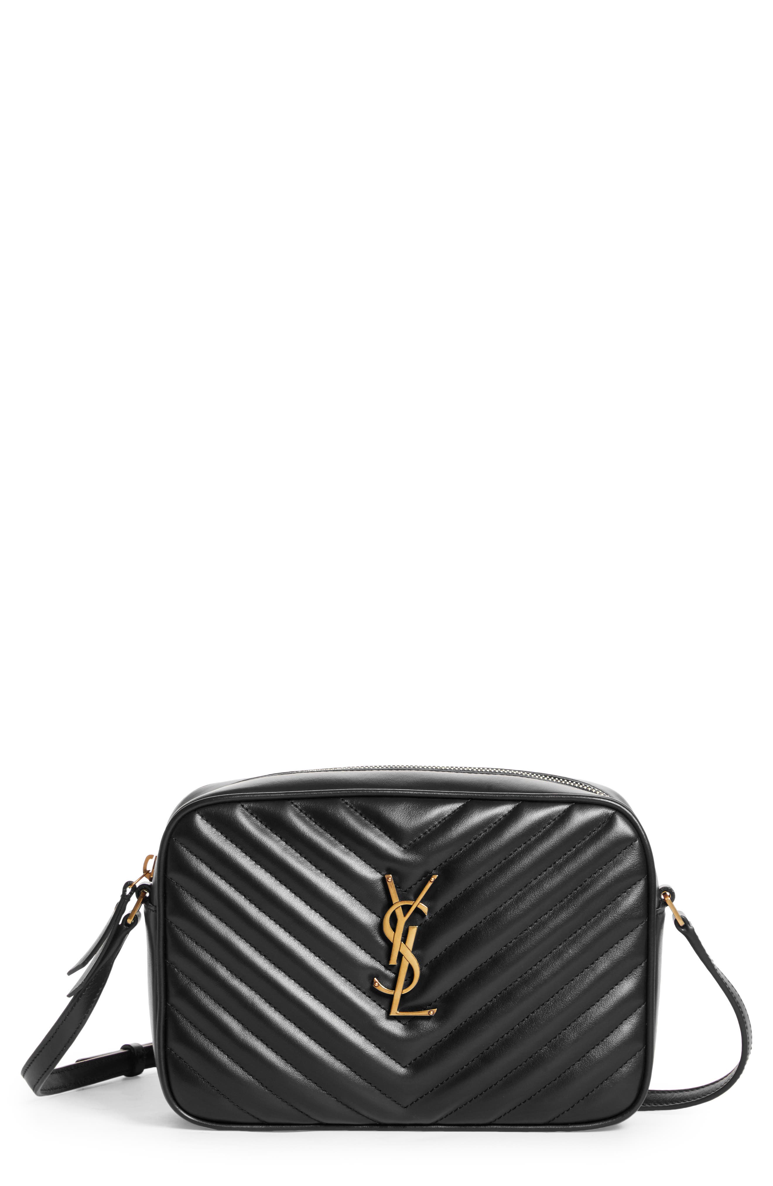 Saint Laurent Lou Matelassé Leather Camera Bag, Main, color, 