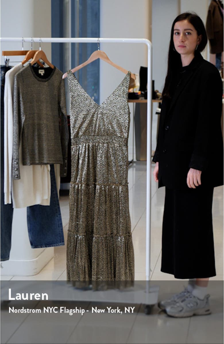 Plunge Neck Maxi Dress, sales video thumbnail