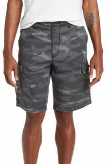 Union Fairview Camo Print Cargo Shorts