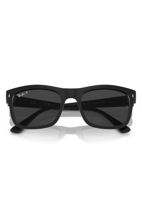 56mm Polarized Square Sunglasses