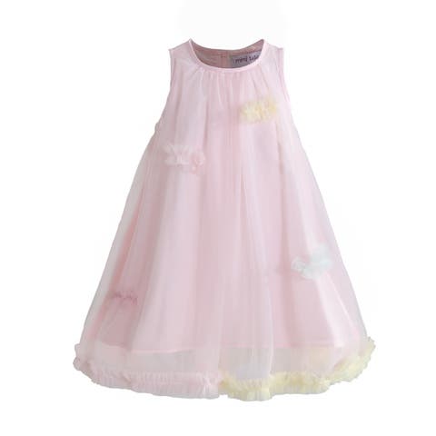 Serenelle Floral Embellished Tulle Dress