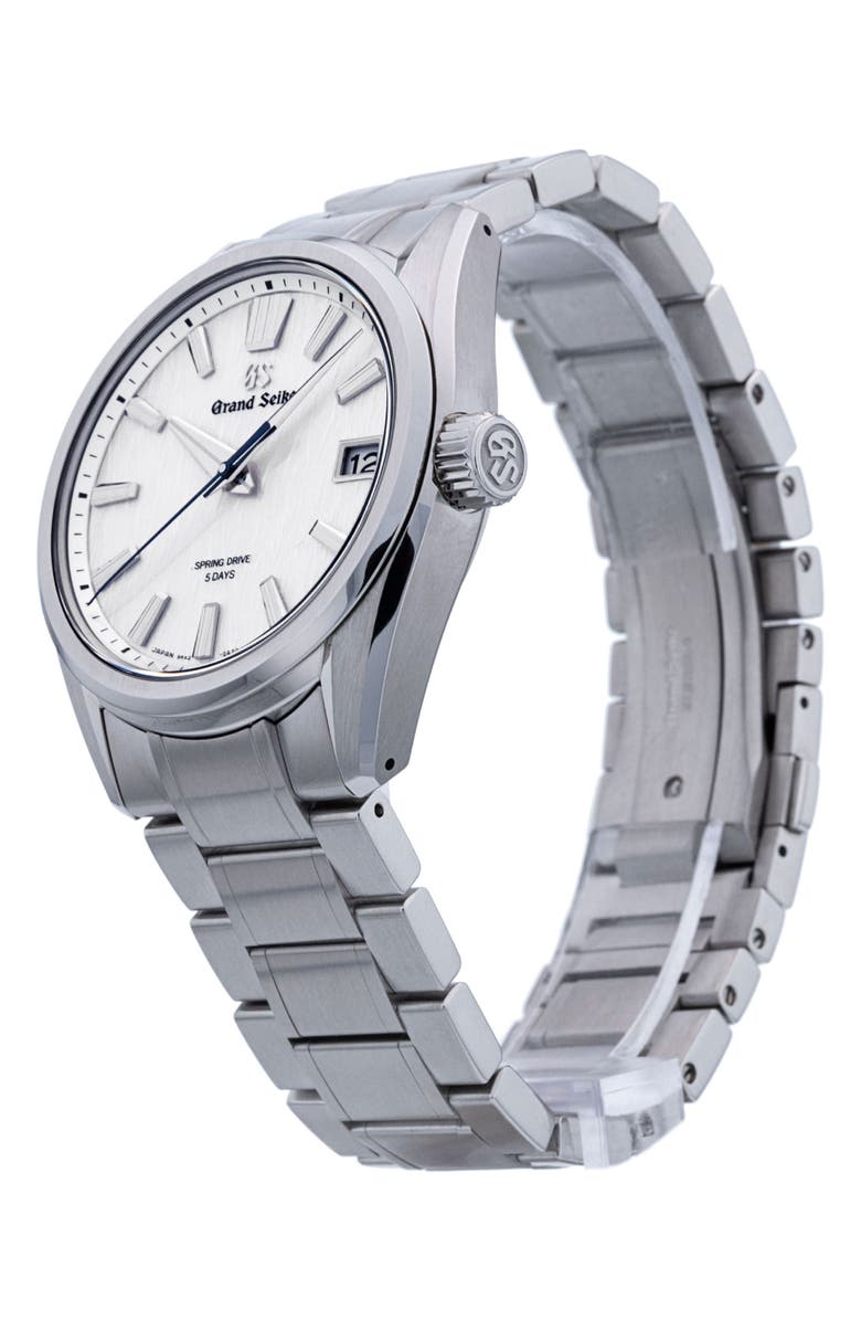 Watchfinder & Co. Grand Seiko Preowned 2024 Grand Seiko SLGA009 Bracelet Watch, 40mm, Alternate, color, White