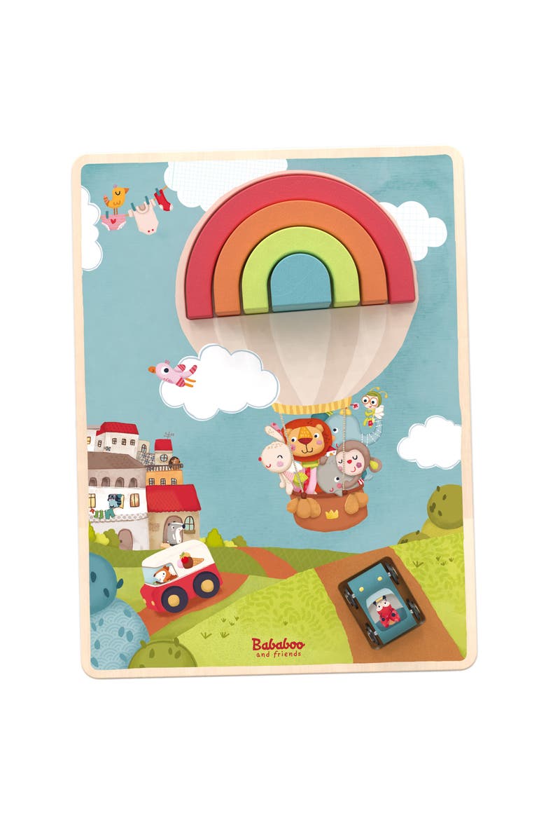 Drive Through the Rainbow Puzzle Game, Main, color, Multi / Blue