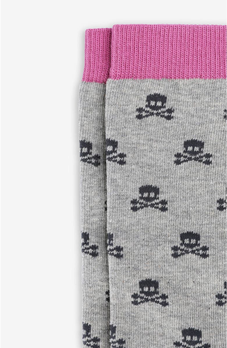 Scalpers Skull L Socks Girls, Alternate, color, Greymelange