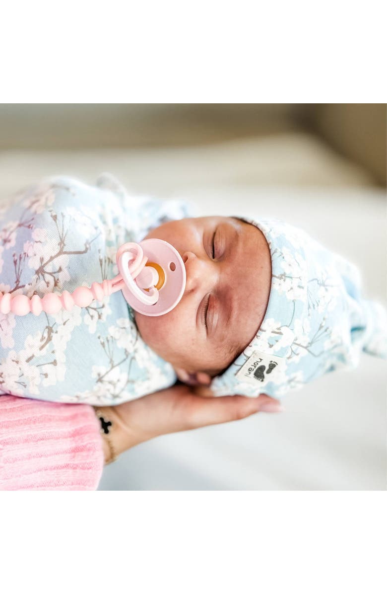 Norani Organic Snugababe Swaddle Sleep Pod with Arm Inserts, Alternate, color, Cherry Blossoms