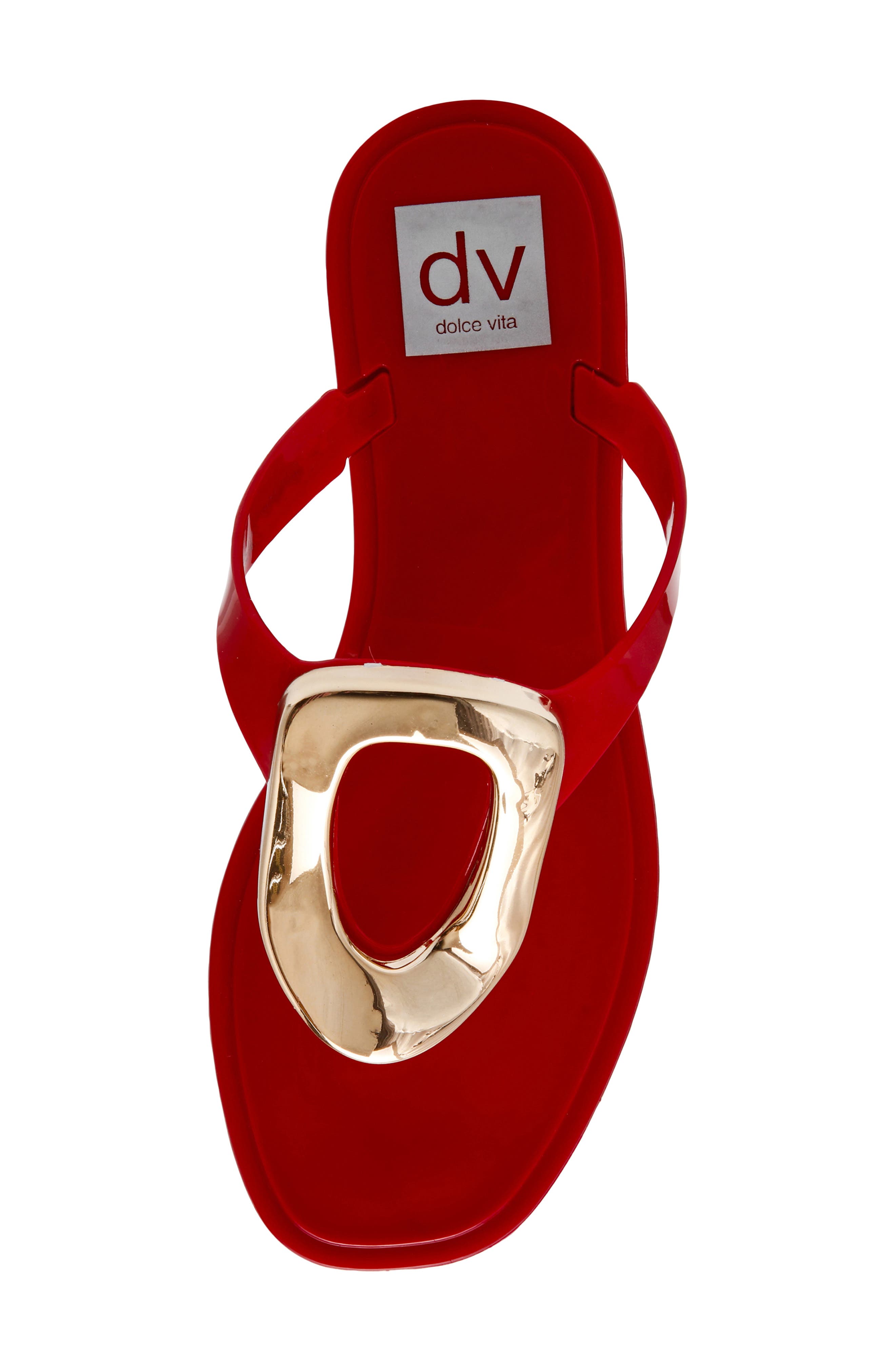 DV by Dolce Vita Jameson Flip Flop, Alternate, color, Red