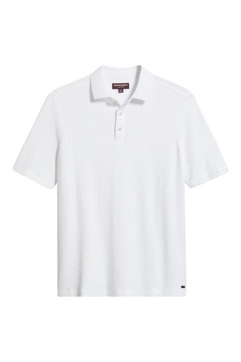Tilson Textured Polo, Alternate, color, WHITE