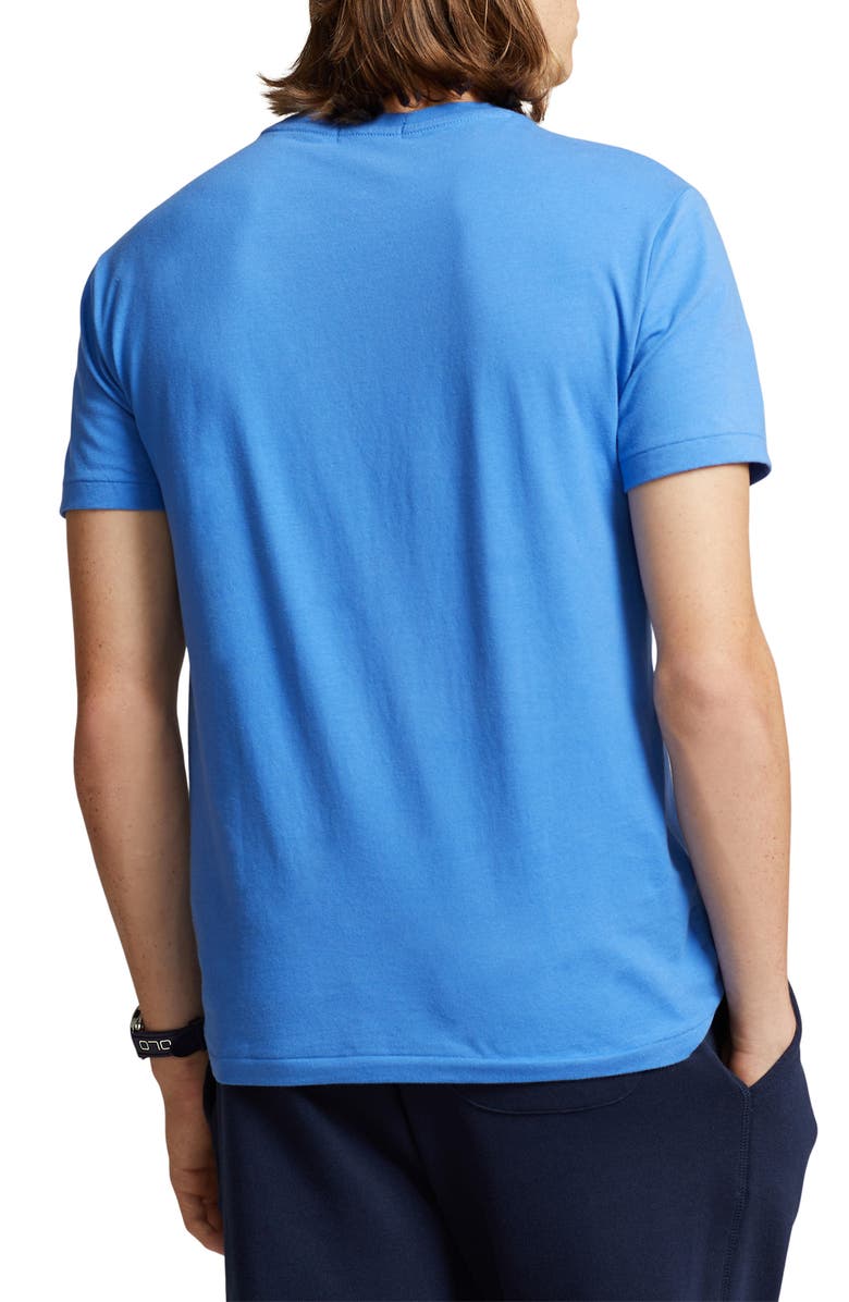 Polo Ralph Lauren Cotton Jersey Graphic T-Shirt, Alternate, color, New England Blue