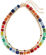 NORDSTROM RACK 2-Pack Assorted Beaded Necklace Set