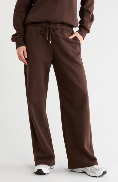 Fleece Wide Leg Pants