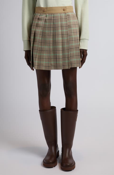 Plaid Wrap Skirt