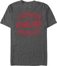 Cars Men's Lightning McQueen Short Sleeve Graphic T-Shirt
