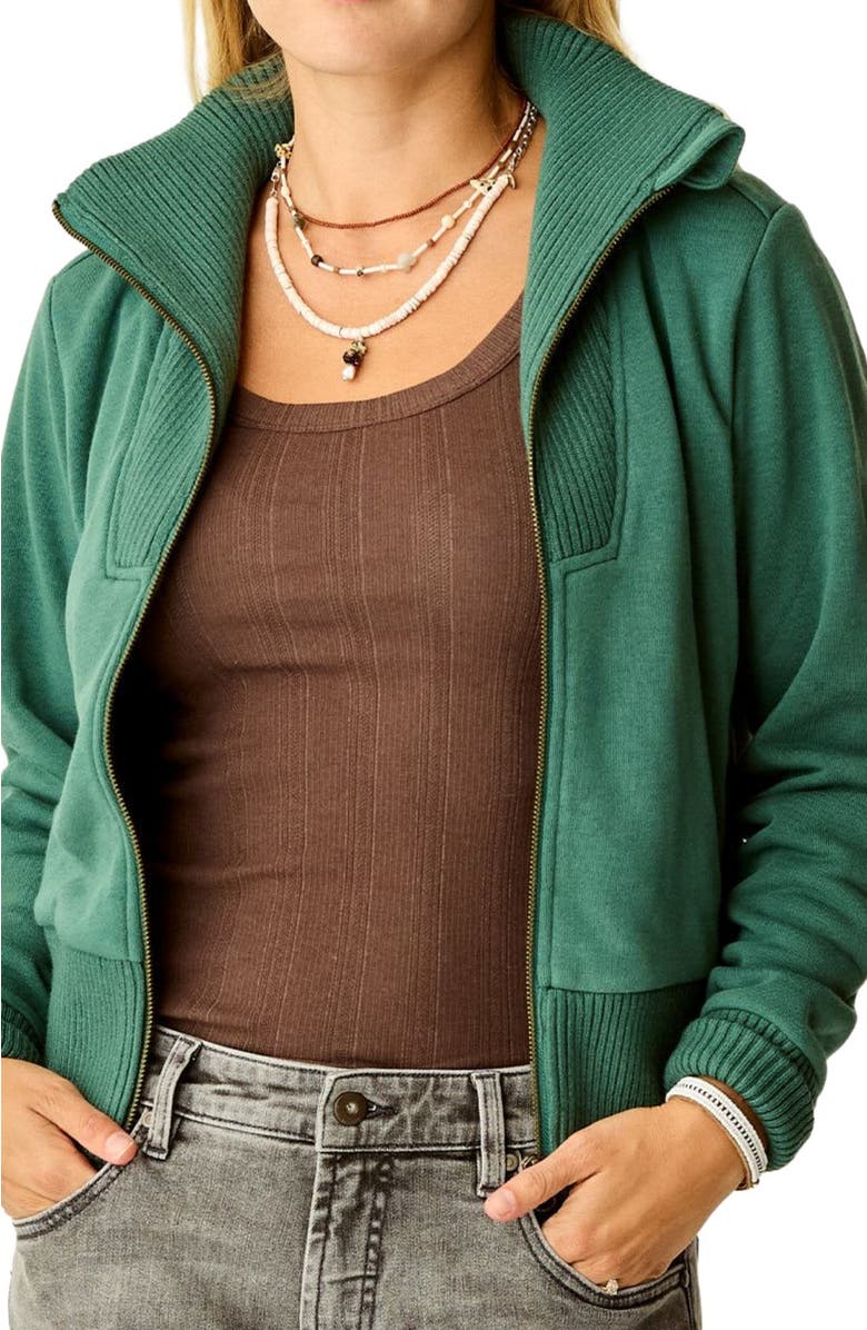 Carve Designs Briar Fleece Jacket, Alternate, color, Bistro