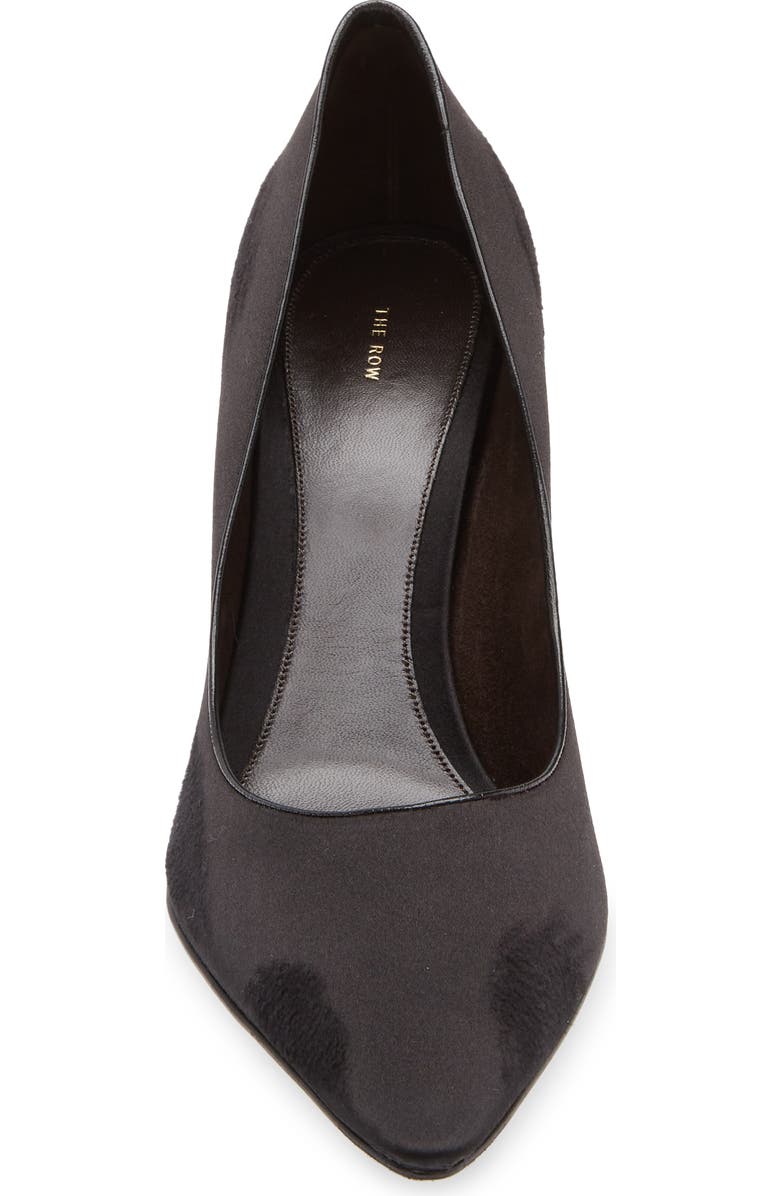 The Row Uxor Pointed Toe Pump, Alternate, color, Black