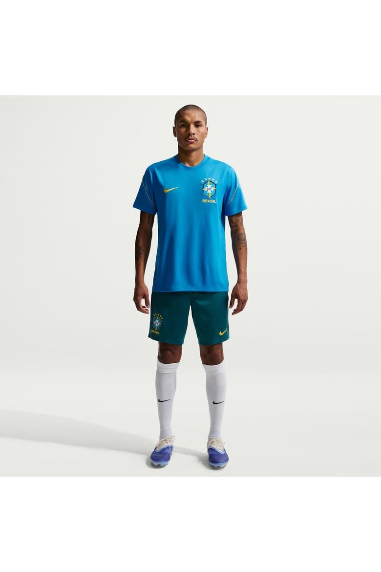 Men's Nike Green Brazil National Team 2026 Strike Dri-FIT Shorts
