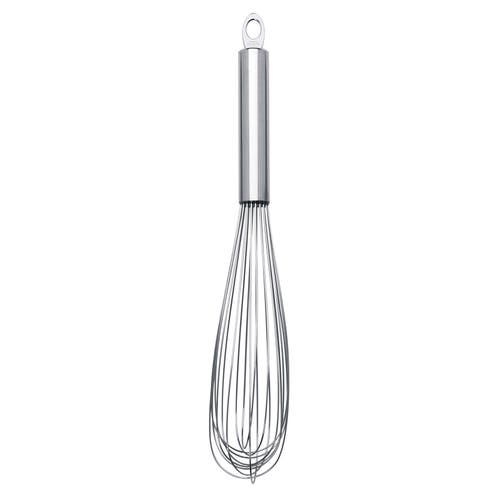 Cuisipro Solid Handle 10 Inch Egg Whisk, Stainless Steel In Silver