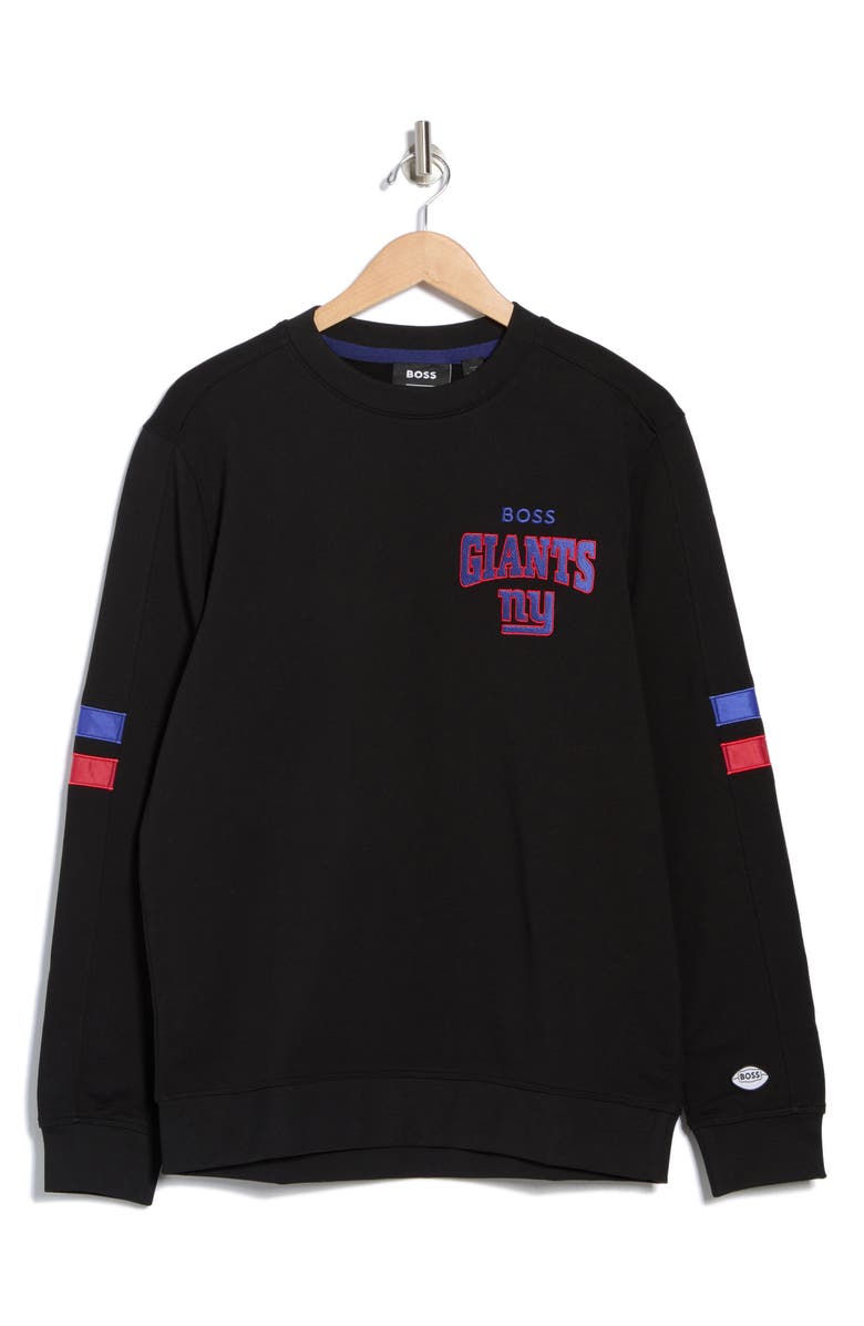 BOSS X NFL Drive Pullover Sweatshirt, Alternate, color, Black