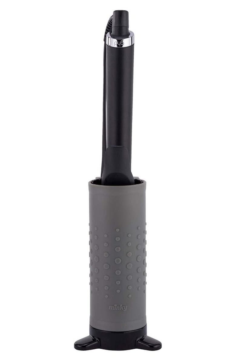 Minky Styling Pod, Alternate, color, Black/ Rose Gold