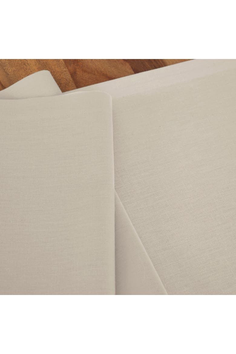 Dru Cotton Linen Solid Table Runner, Alternate, color, Linen
