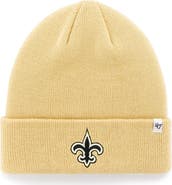 '47 Men's '47 Gold New Orleans Saints Secondary Basic Cuffed Knit Hat