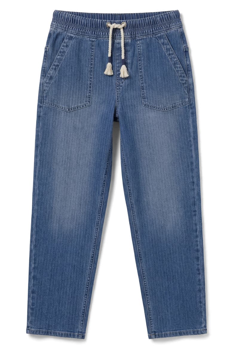 Stella High Rise Soft Barrel Leg Jeans, Alternate, color, RAILROAD STRIPE