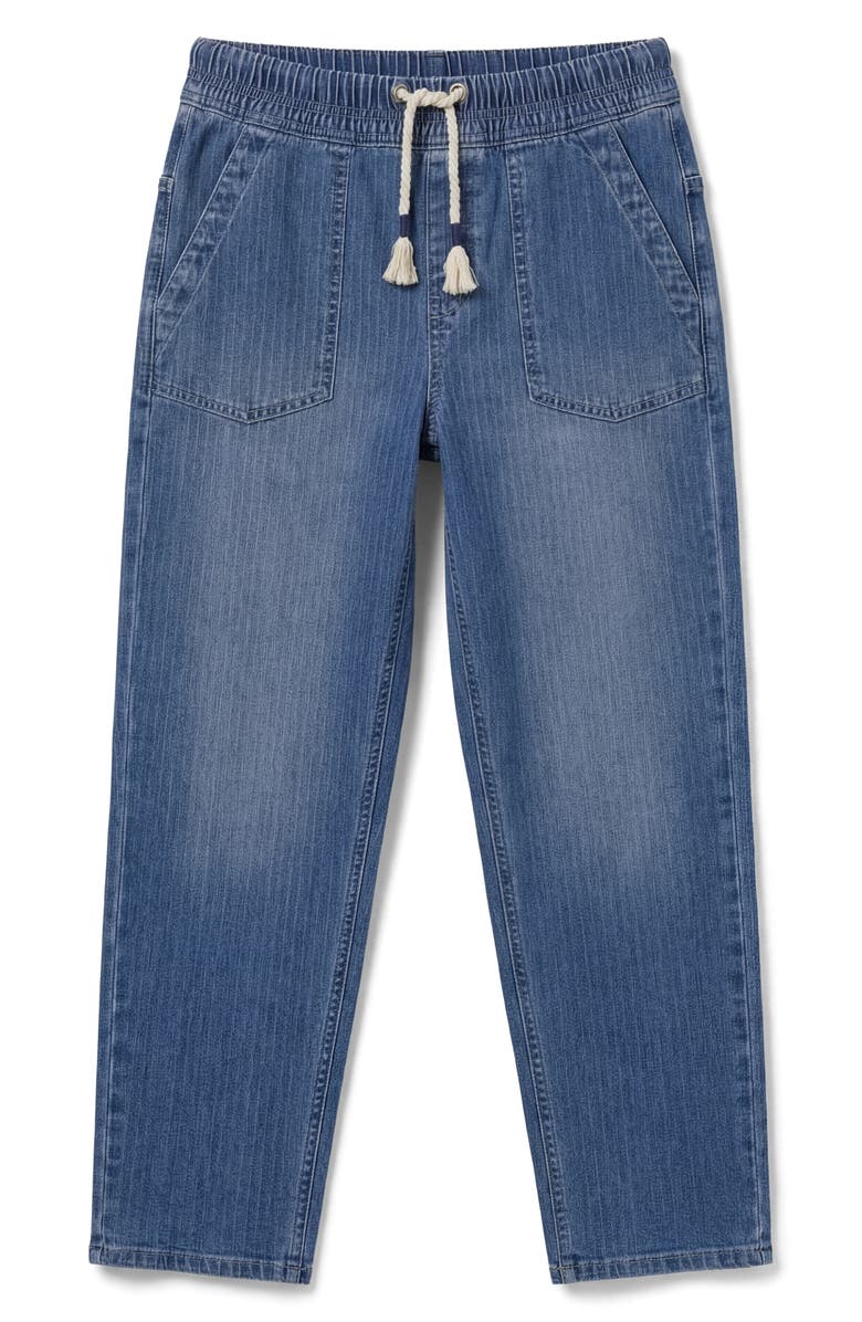 Sanctuary Denim Stella High Rise Soft Barrel Leg Jeans, Alternate, color, Railroad Stripe