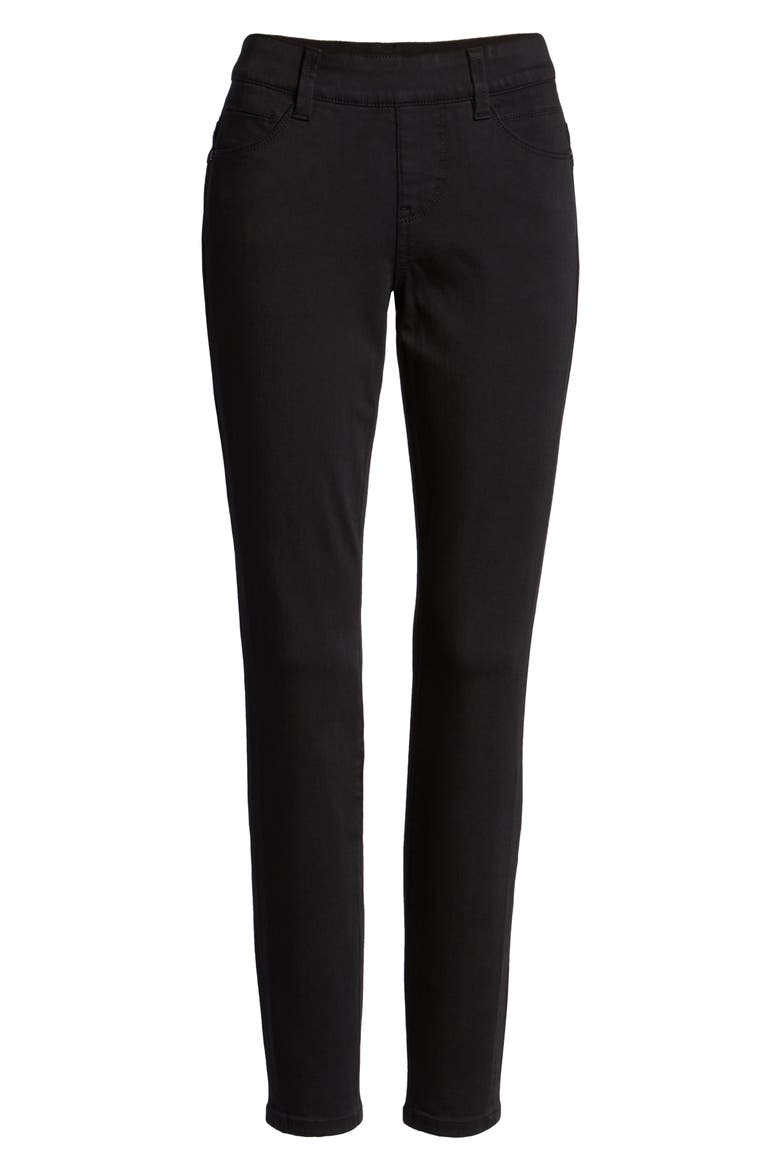 Jeans Bryn Pull-On Jeans, Alternate, color, BLACK