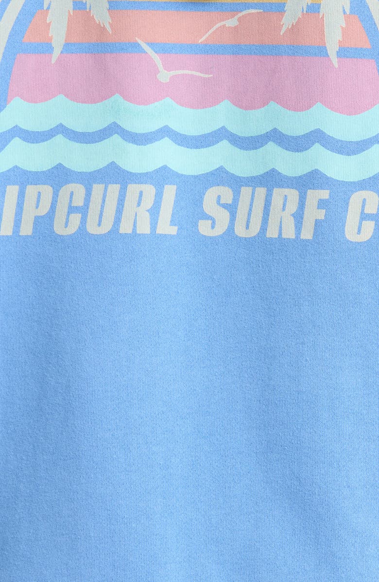 Rip Curl Aloha Zip-Up Fleece Hoodie, Alternate, color, Cornflower Blue