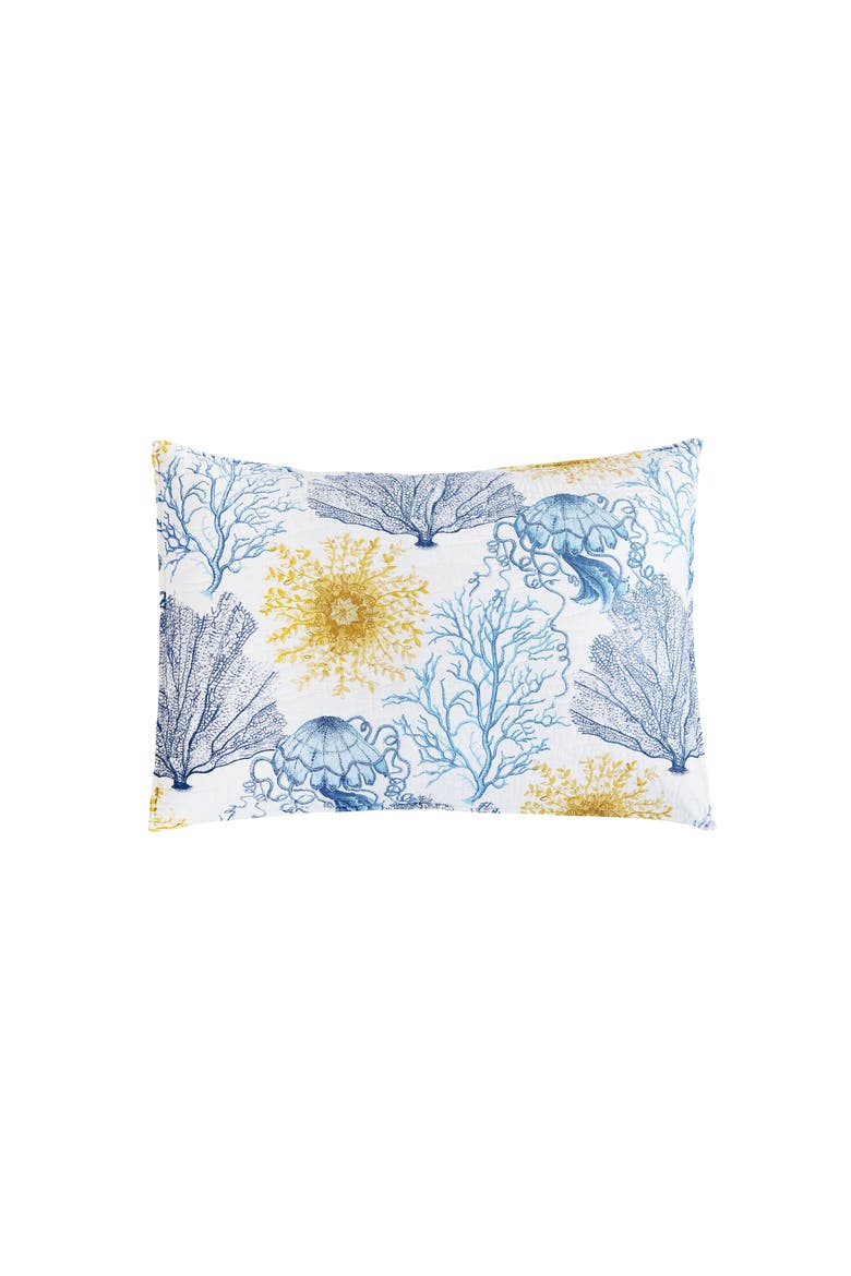 Monterey Mist Cotton Standard Pillow Sham, Main, color, Blue