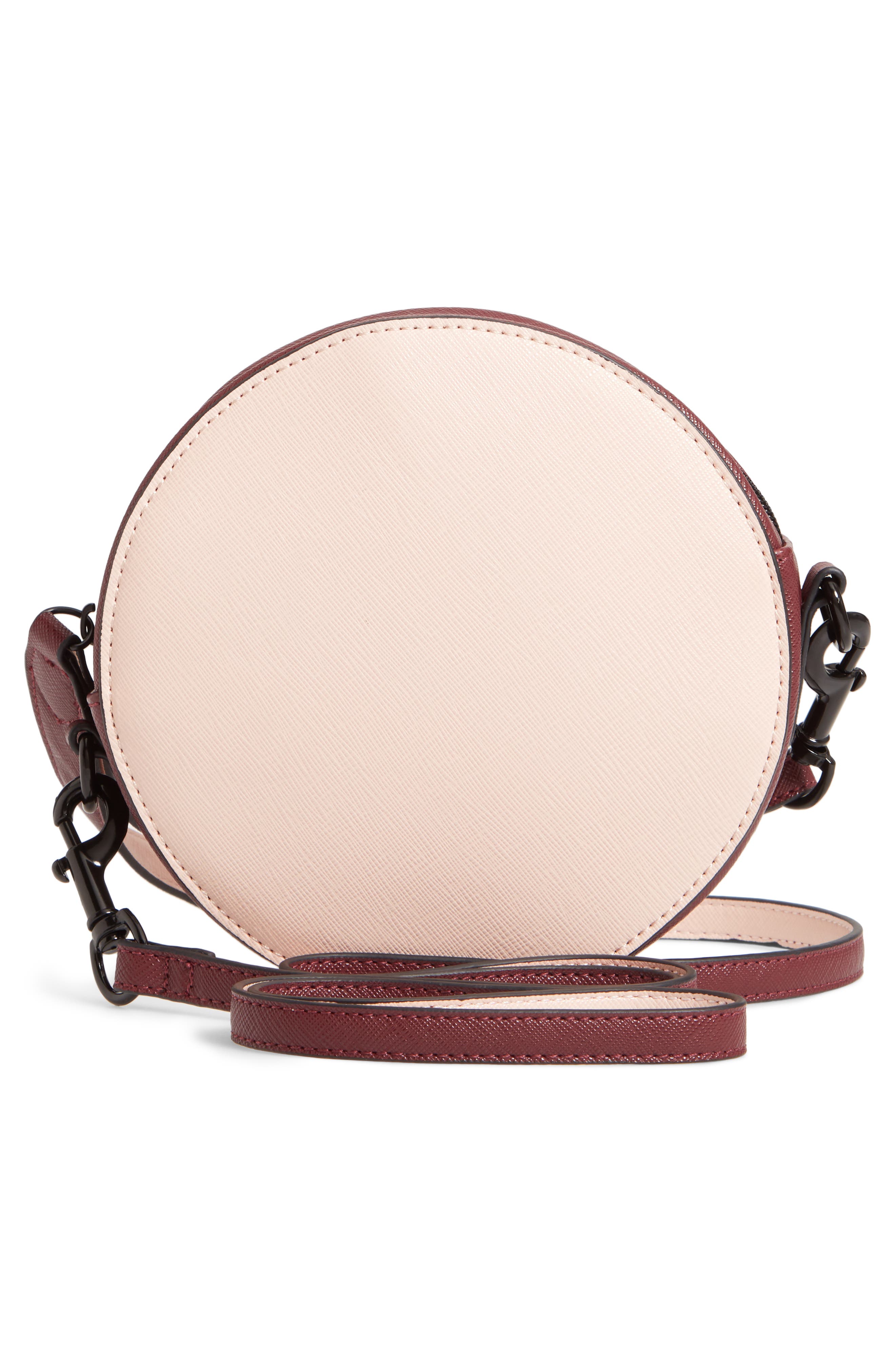 T-Shirt & Jeans Faux Leather Colorblock Canteen Crossbody Bag, Alternate, color, 