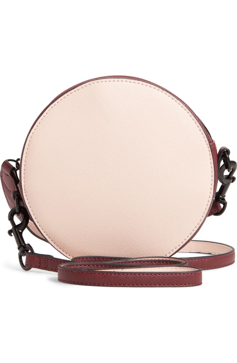 T-Shirt & Jeans Faux Leather Colorblock Canteen Crossbody Bag, Alternate, color,