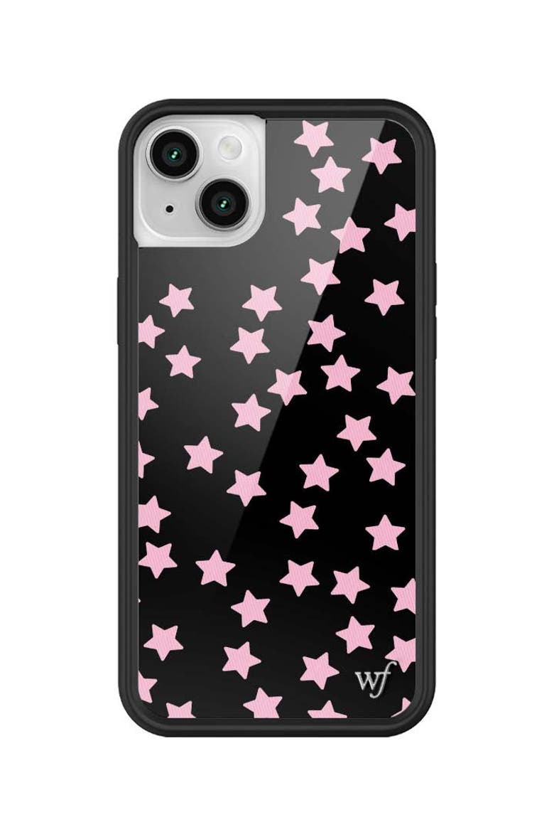 Super Cute Stars iPhone Case, Alternate, color, Black