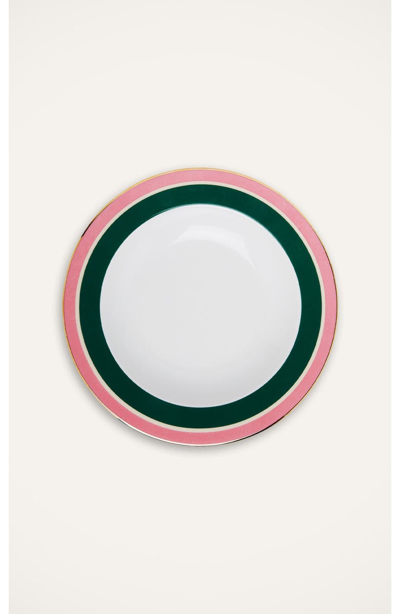La DoubleJ Soup Plates Set Of 2, Main, color, Rainbow Verde Bosco Dark Green