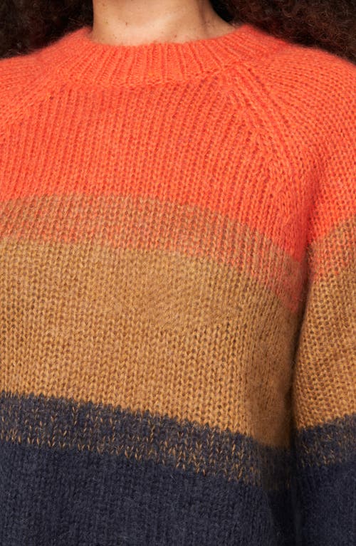 Spiritual Gangster Blythe Colorblock Sweater In Multi