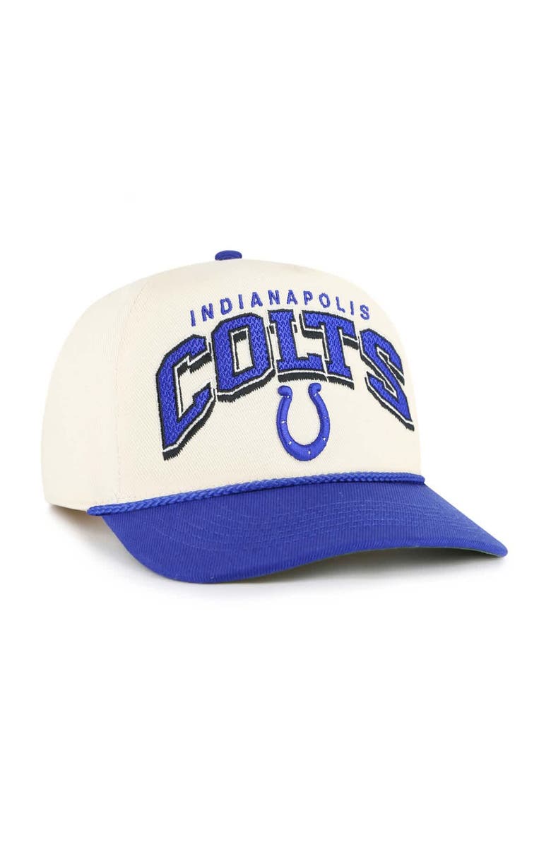 '47 Men's '47  Cream Indianapolis Colts Pomona Rope Adjustable Hitch Hat, Alternate, color, Cream
